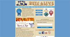 Desktop Screenshot of petsalive.com